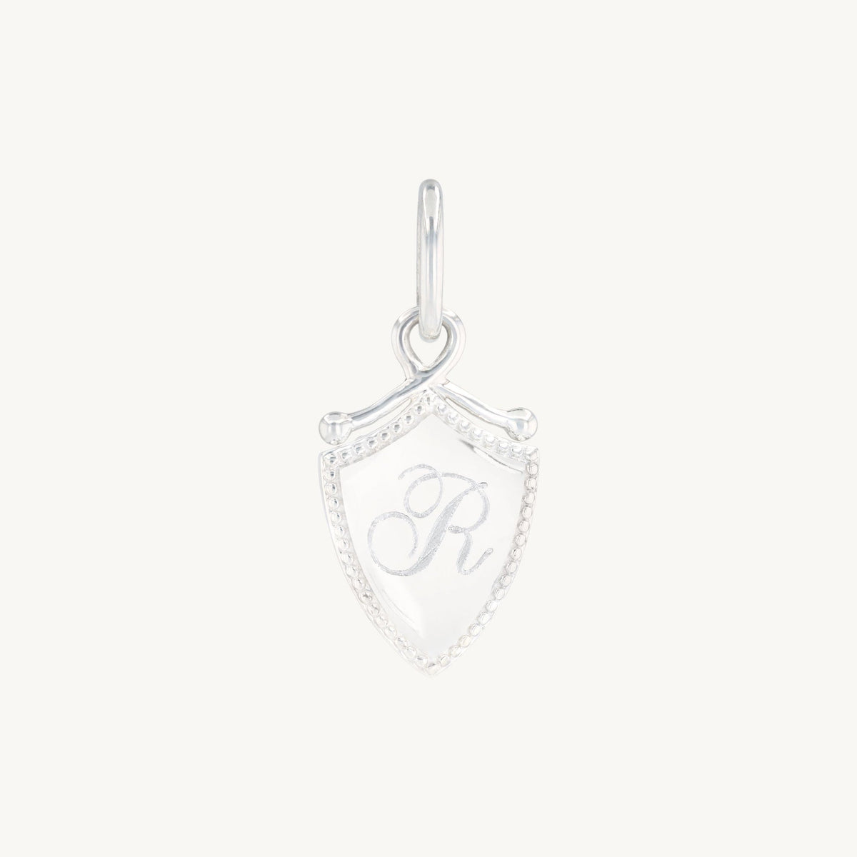 Avaline Oak Shield Charm Large