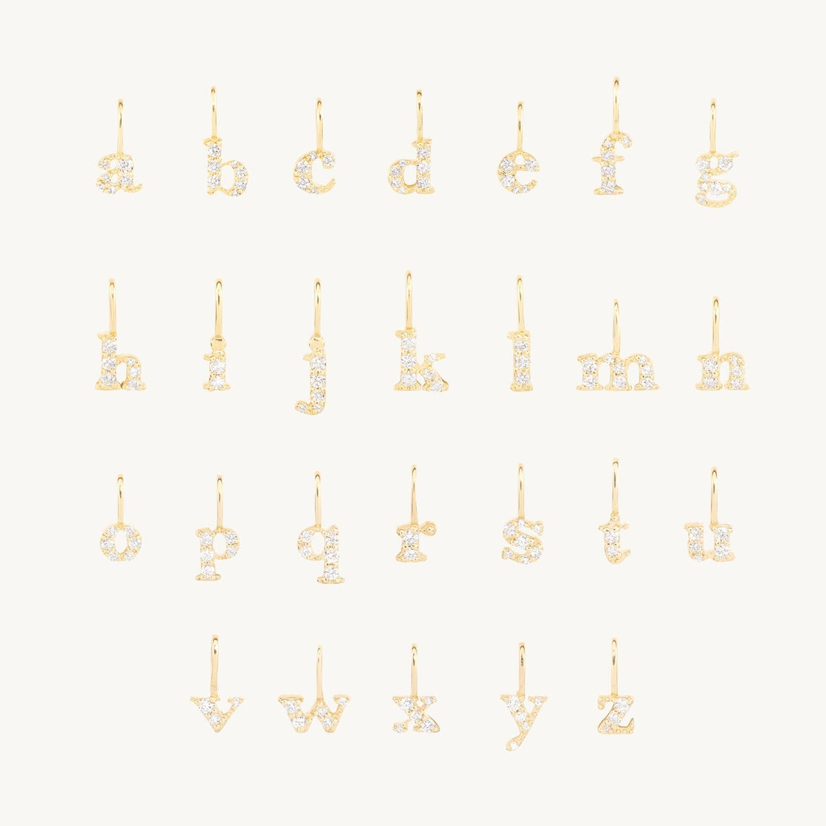 Avaline Diamond Tiniest Alphabet Charm
