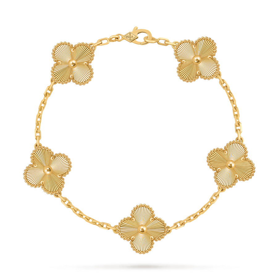 Avaline Alhambra bracelet, Gold