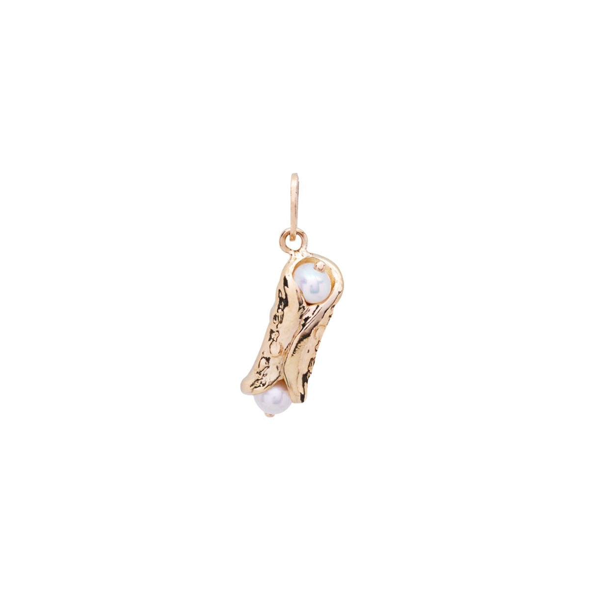 Avaline Holy Cannoli Charm Yellow Gold