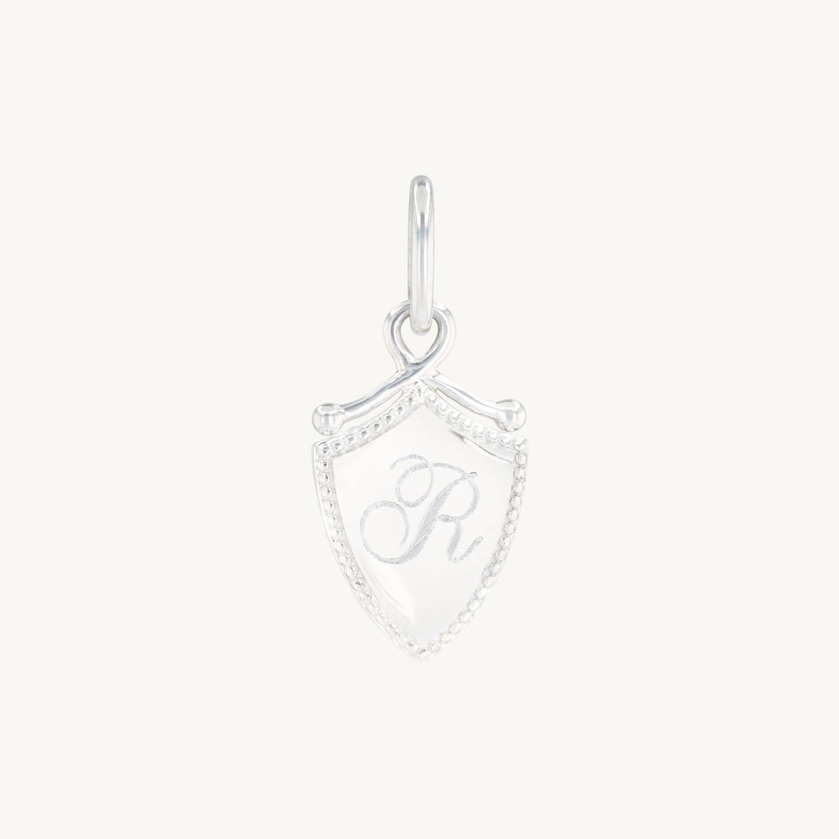 Avaline Oak Shield Charm Large