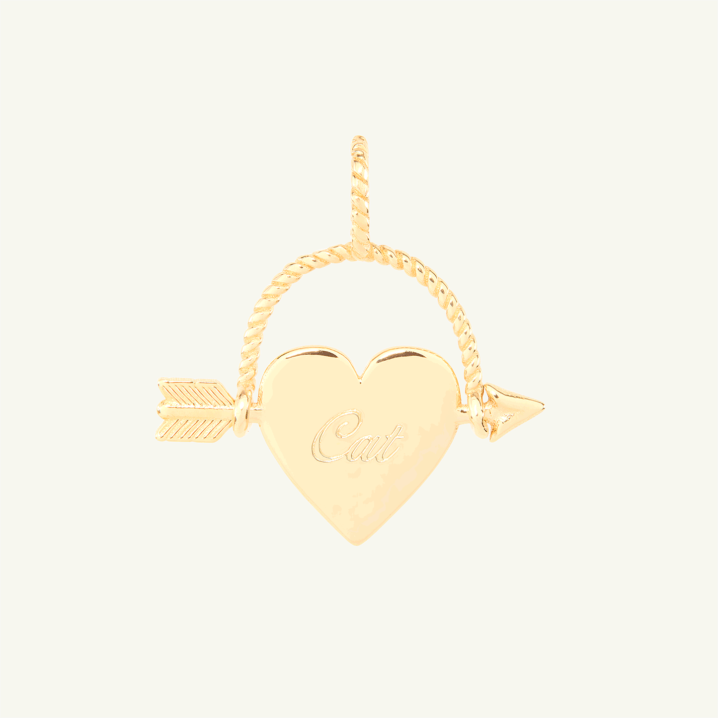 Avaline Beloved Heart Spinner Charm