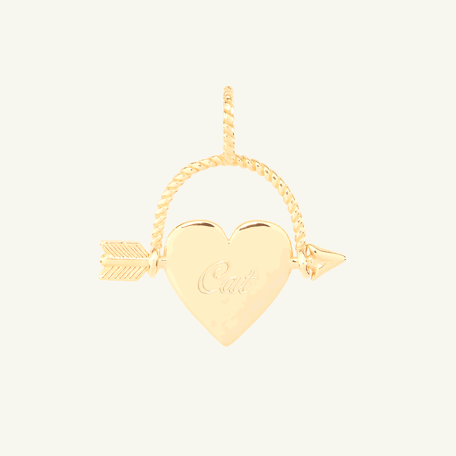 Avaline Beloved Heart Spinner Charm