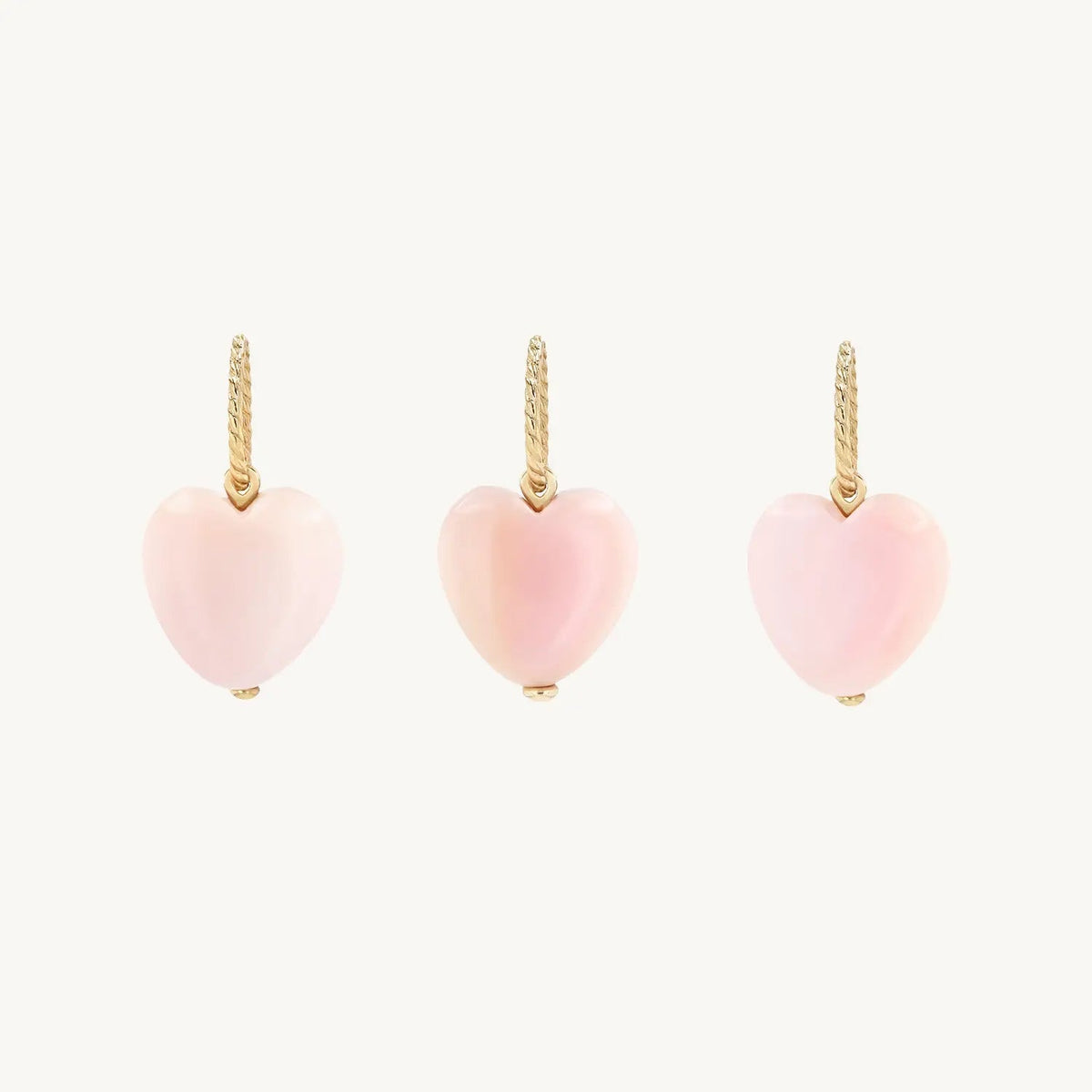 Avaline Catbird Pink Heart Charm