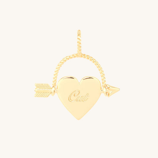 Avaline Beloved Heart Spinner Charm