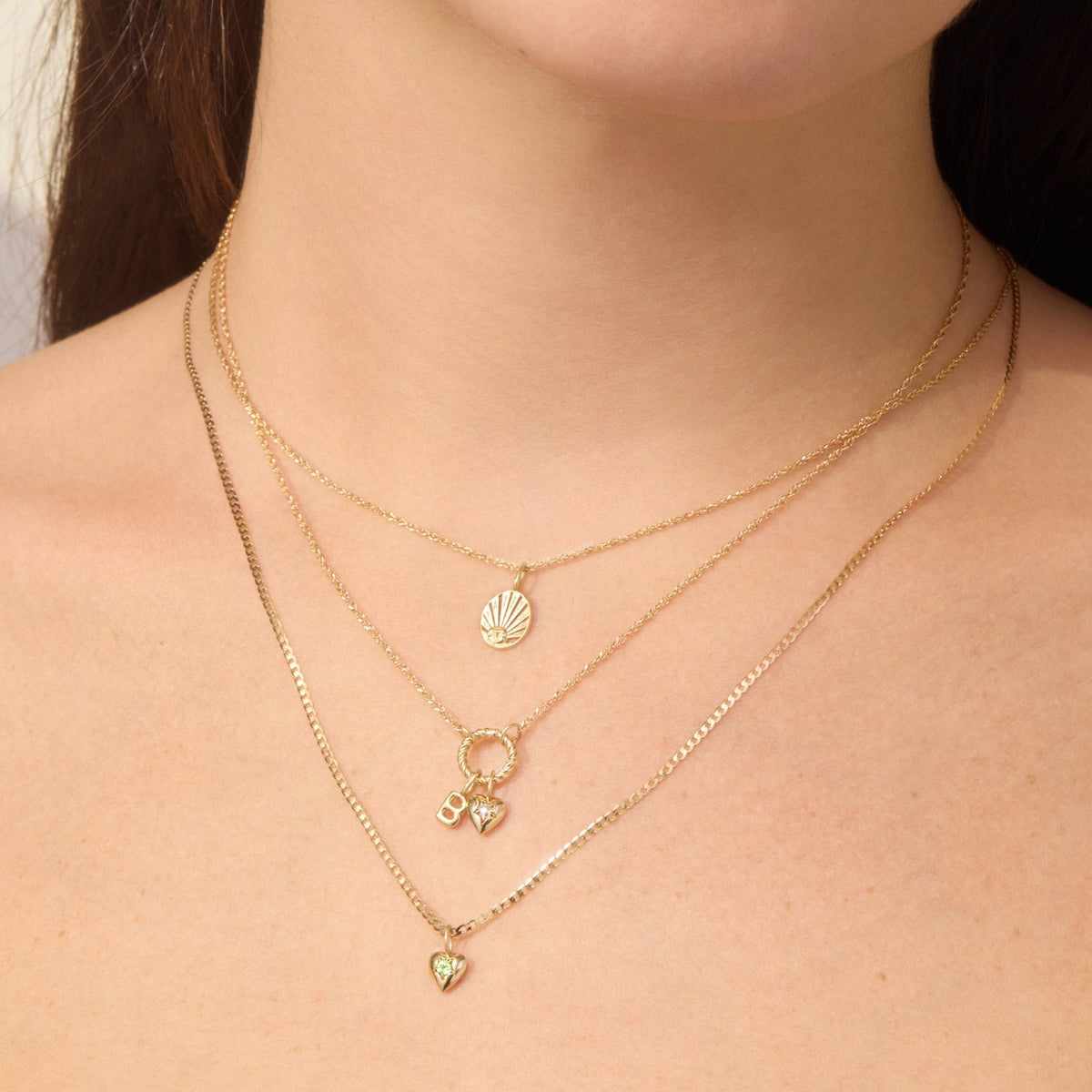 Avaline Sweet Heart Birthstone Charm