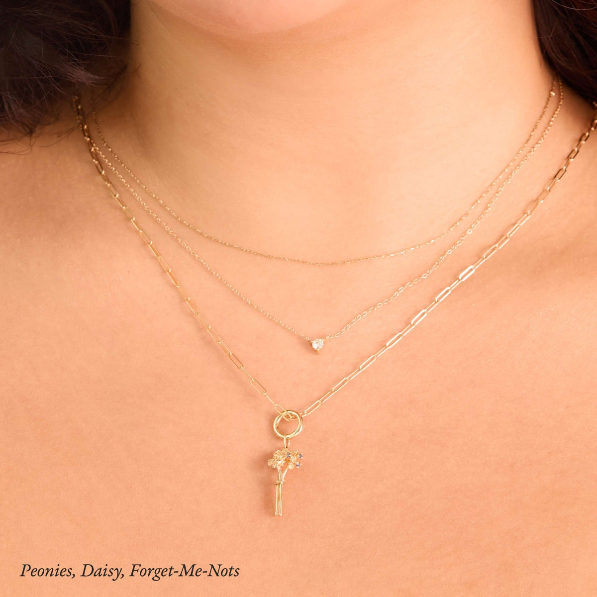 Avaline Secret Garden Bouquet Charm