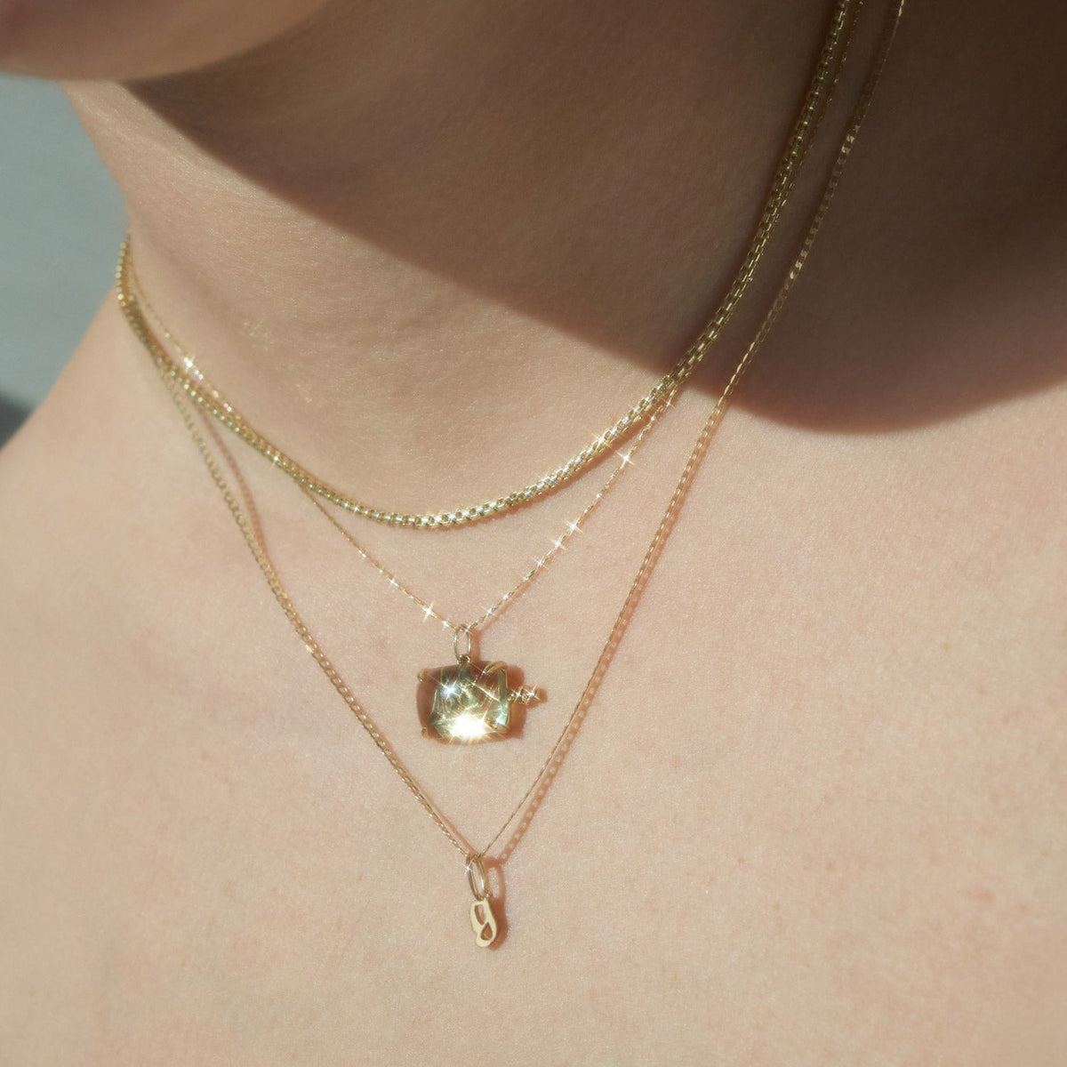 Avaline Second Nature Alphabet Gold Charm