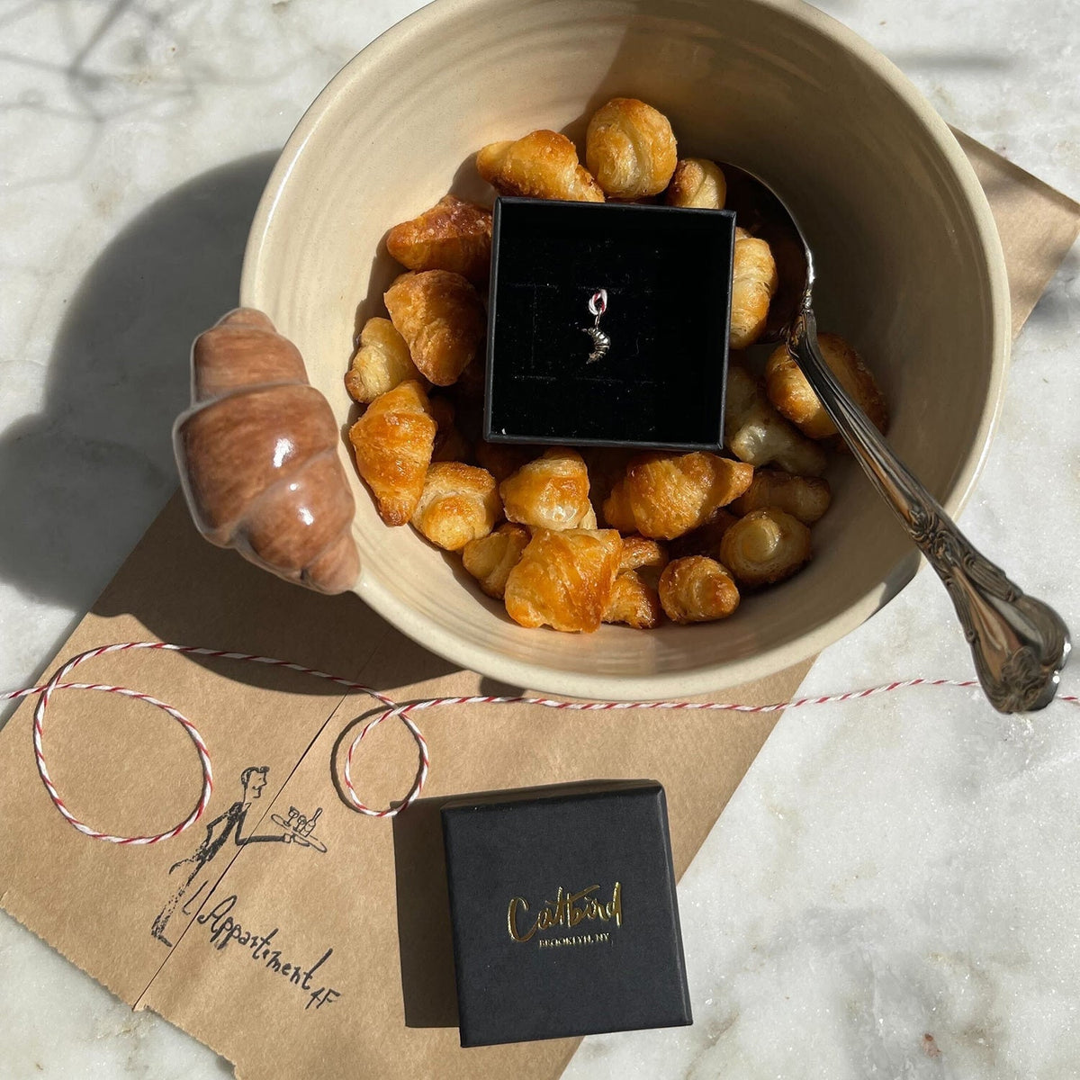 Avaline Tiniest Croissant Charm