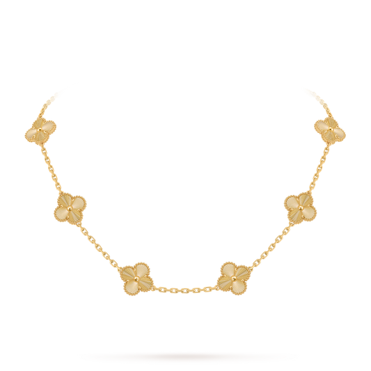 Avaline Alhambra necklace, Gold