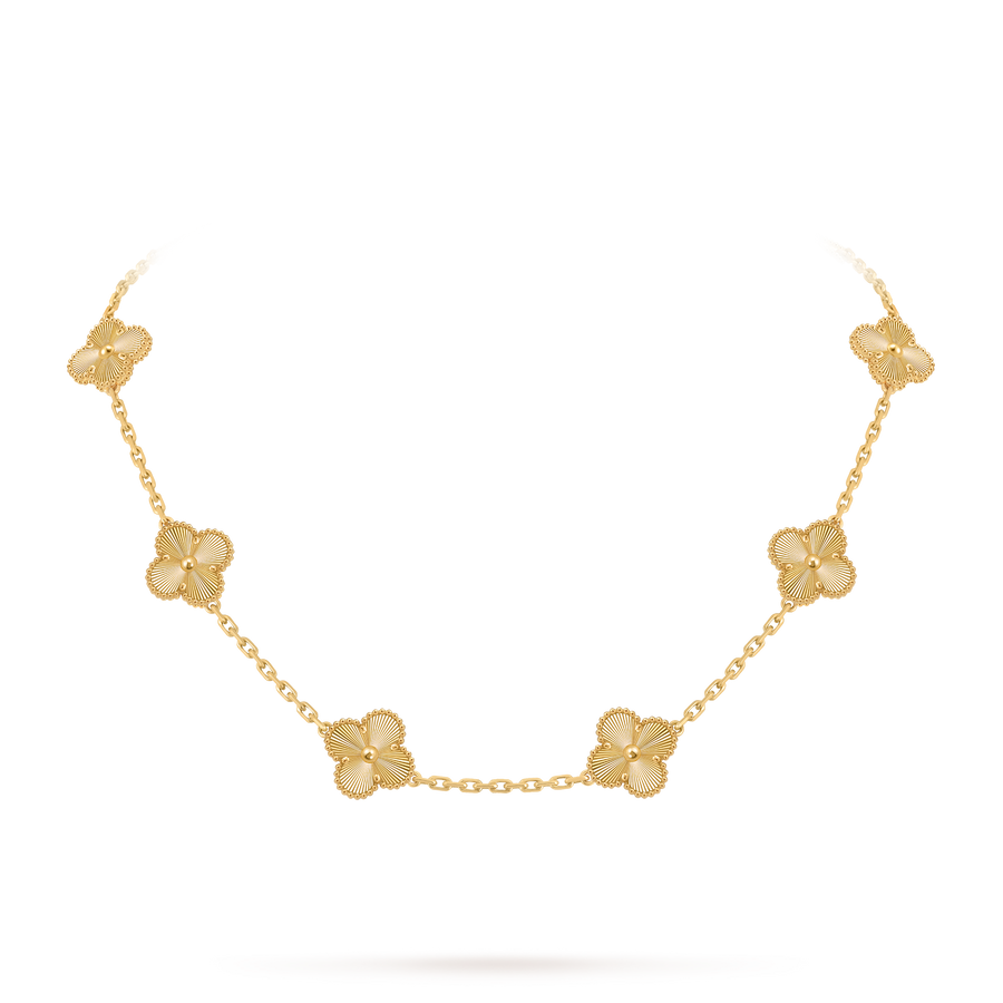 Avaline Alhambra necklace, Gold