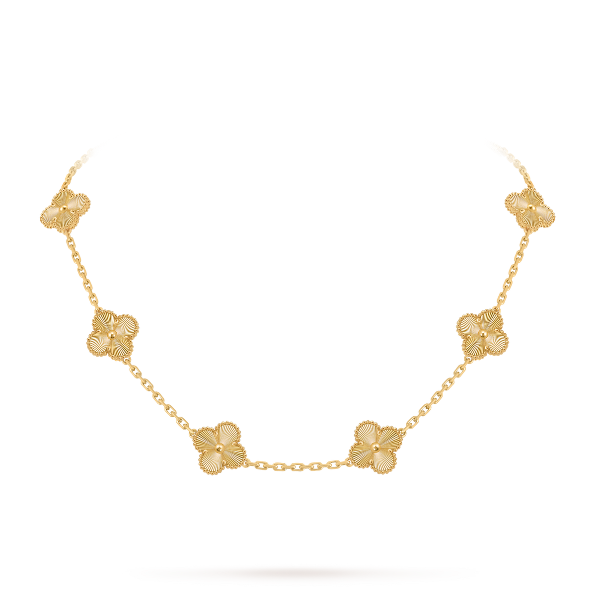 Avaline Alhambra necklace, Gold
