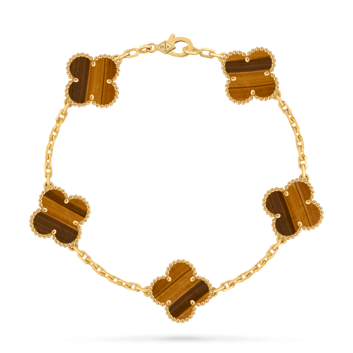 Avaline Alhambra bracelet, Tiger Eye