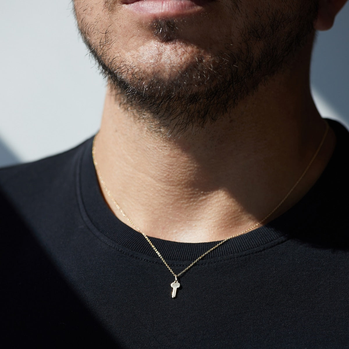 Avaline Tiniest Gold Key Charm