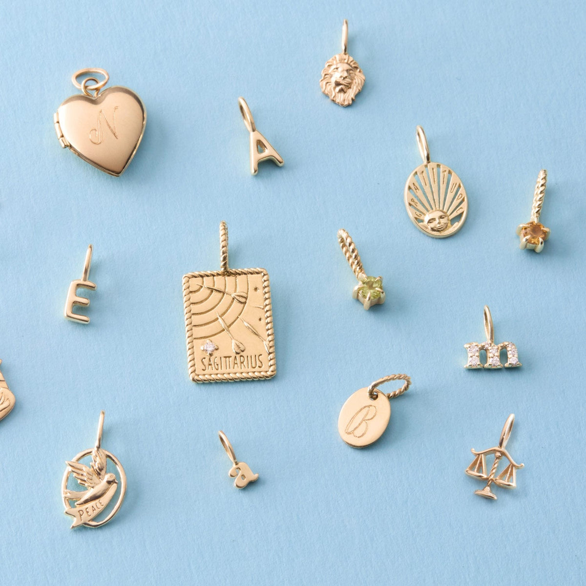 Avaline The Emblem Gold Charms