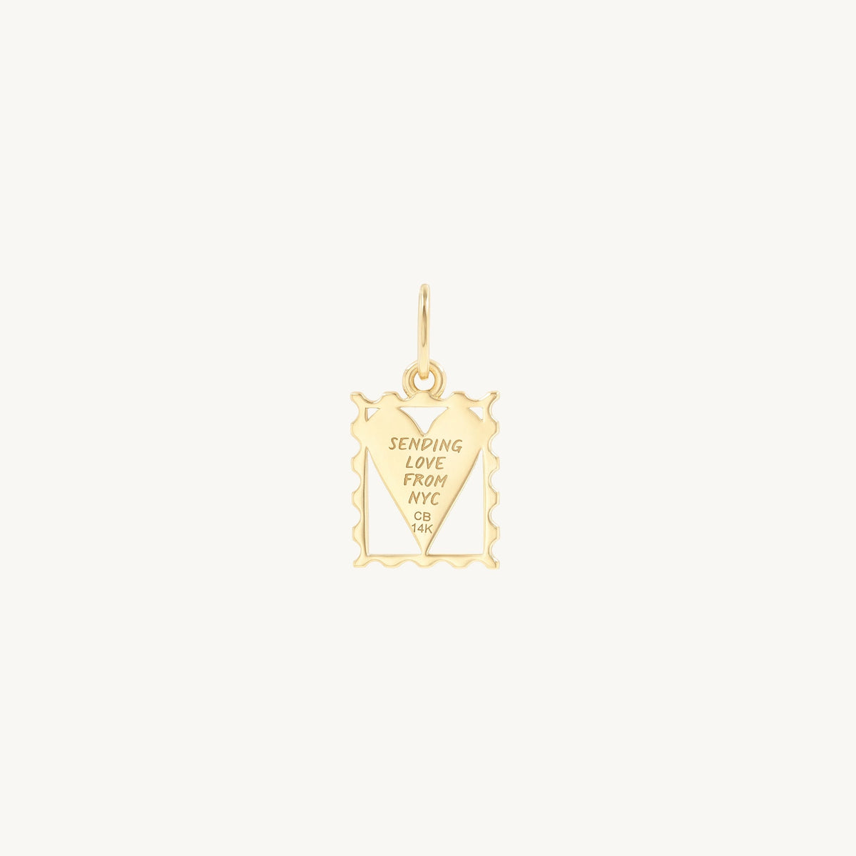 Avaline Sending Love Gold Charm