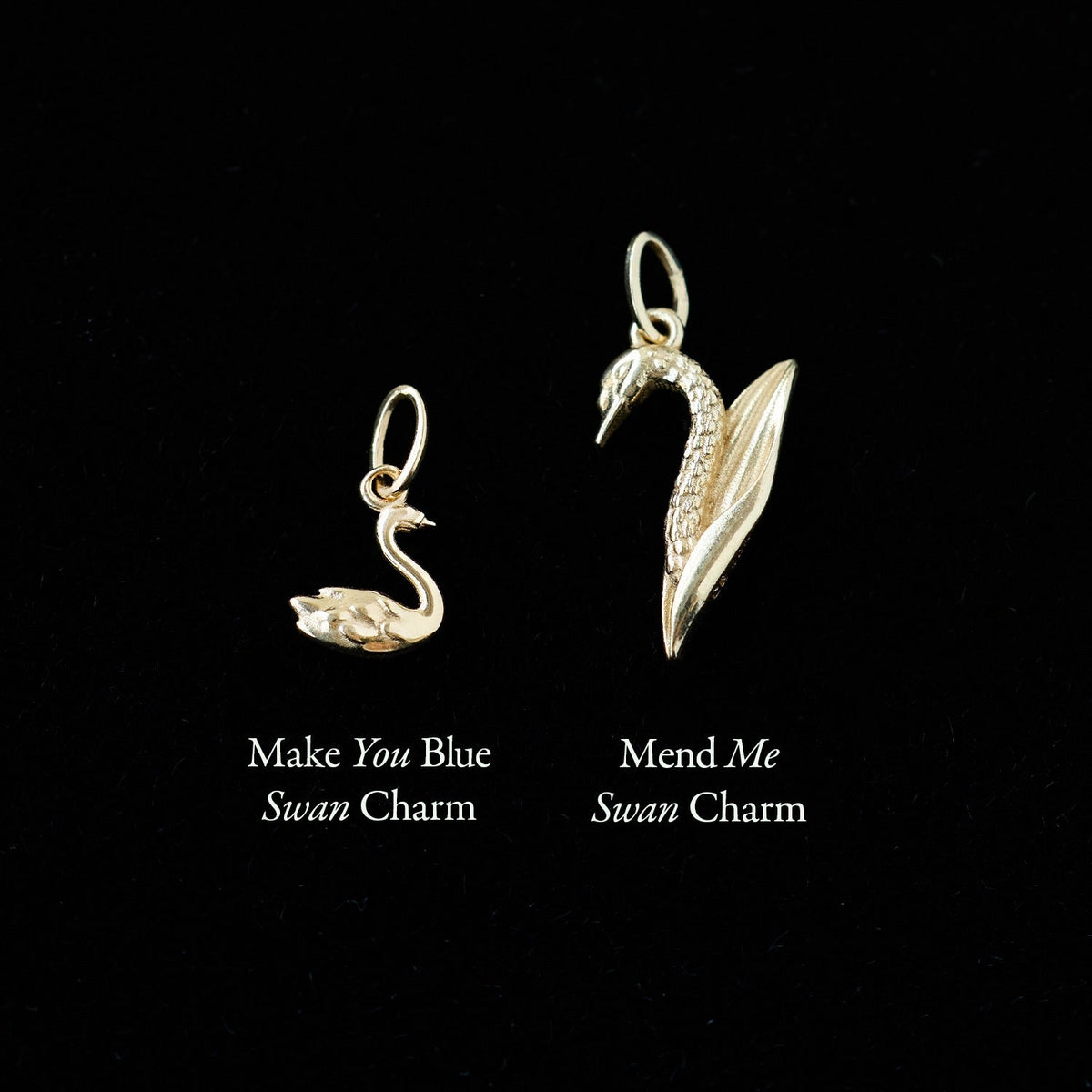 Avaline Make You Blue Swan Charm