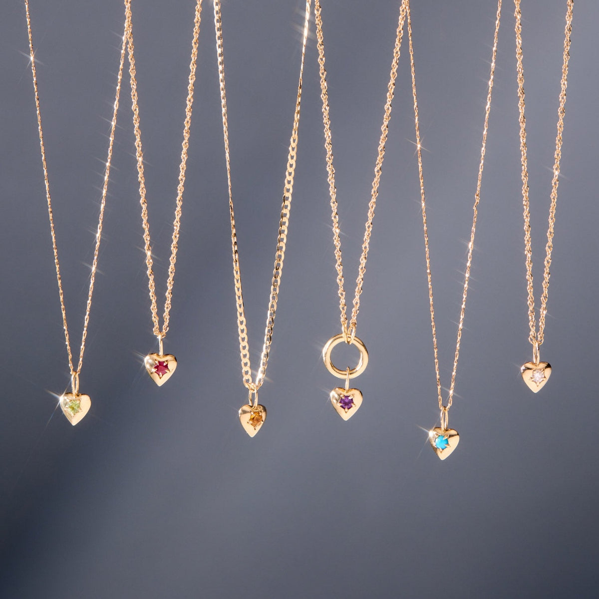 Avaline Sweet Heart Birthstone Charm