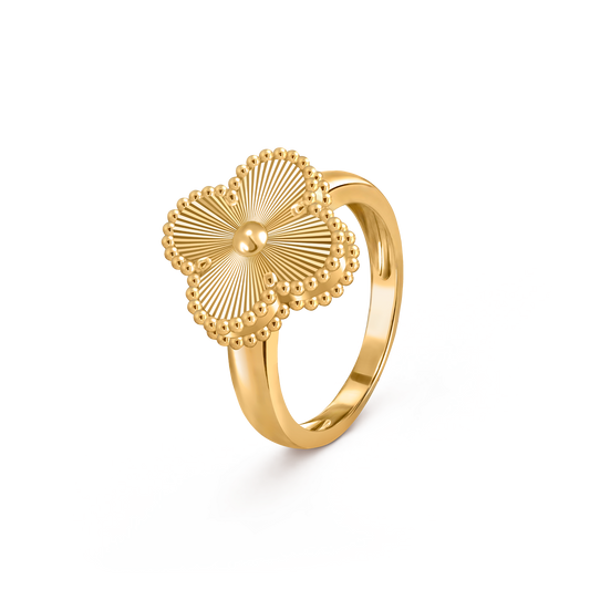 Avaline Alhambra ring, Gold