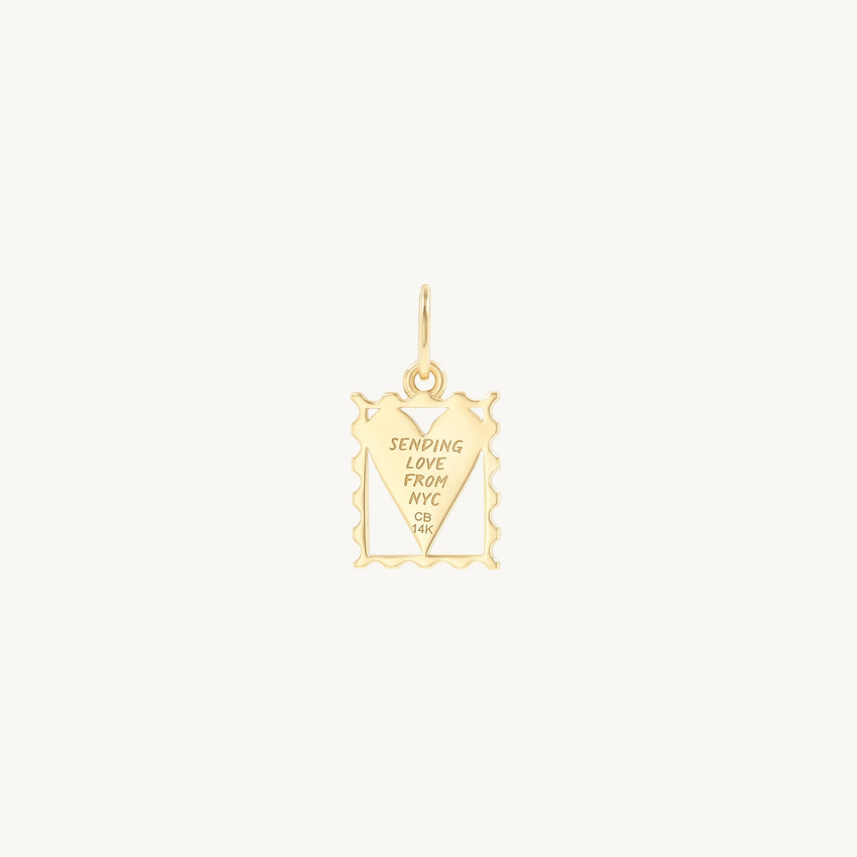 Avaline Sending Love Gold Charm