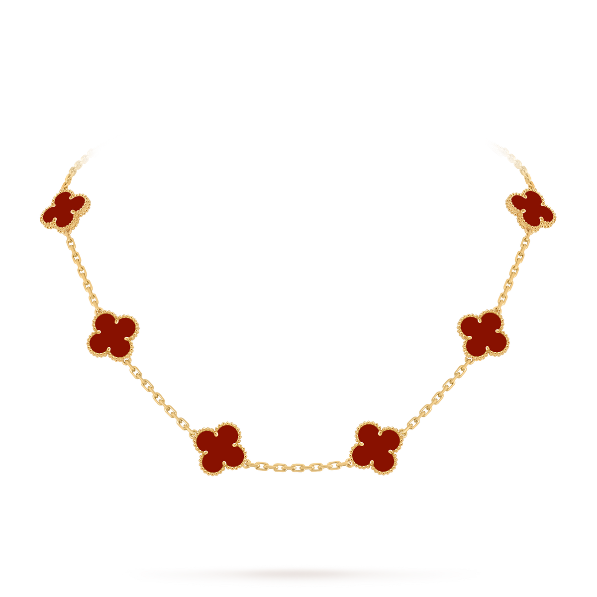 Avaline Alhambra necklace, Red Carnelian