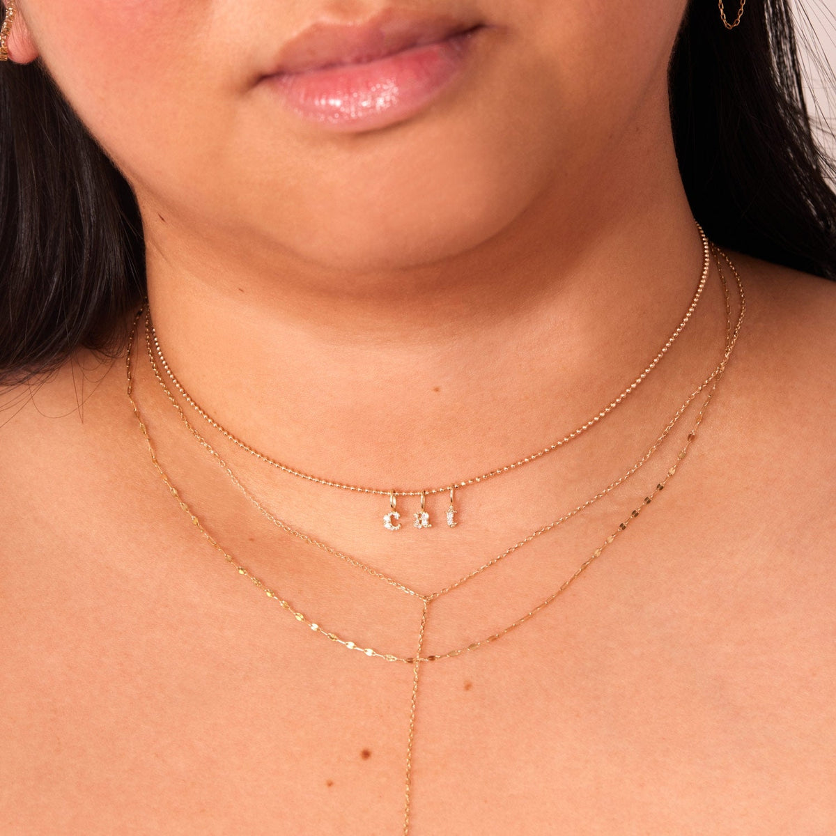 Avaline Diamond Tiniest Alphabet Charm