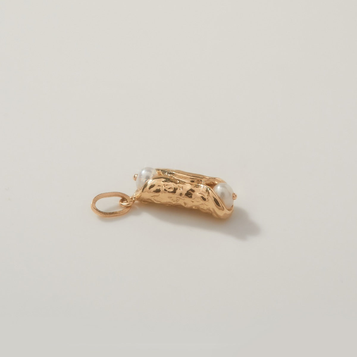 Avaline Holy Cannoli Charm Yellow Gold