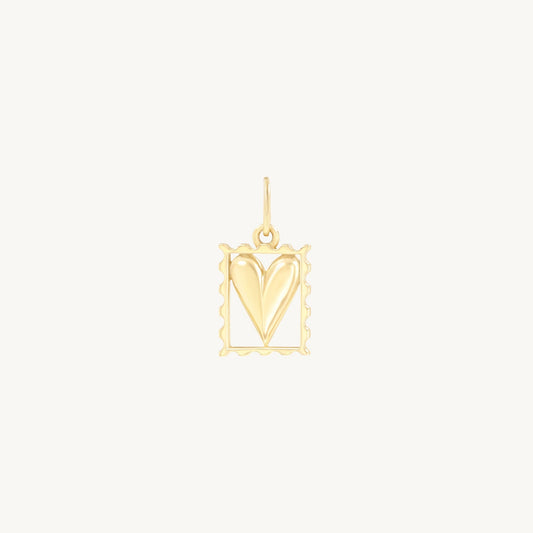 Avaline Sending Love Gold Charm
