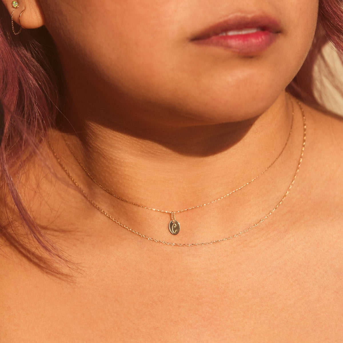 Avaline Baby Gold Letter Charm