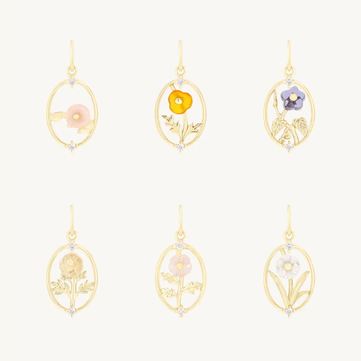 Avaline Flower Season Charm