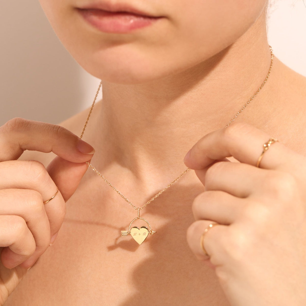 Avaline Beloved Heart Spinner Charm