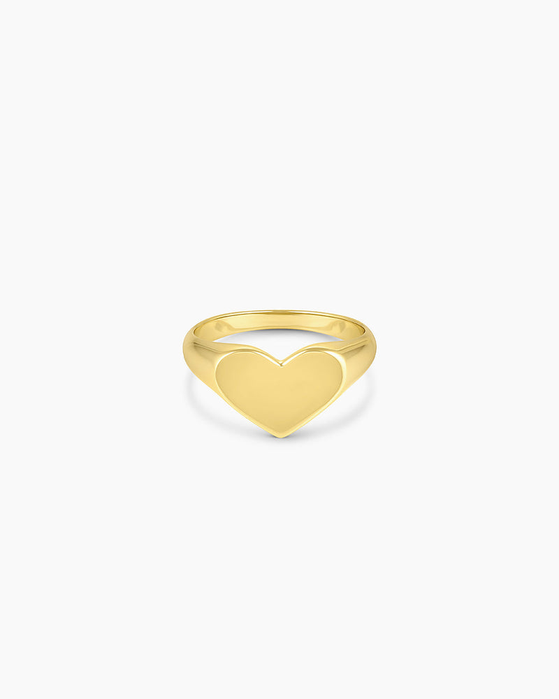 Avaline Louise Heart Signet Ring