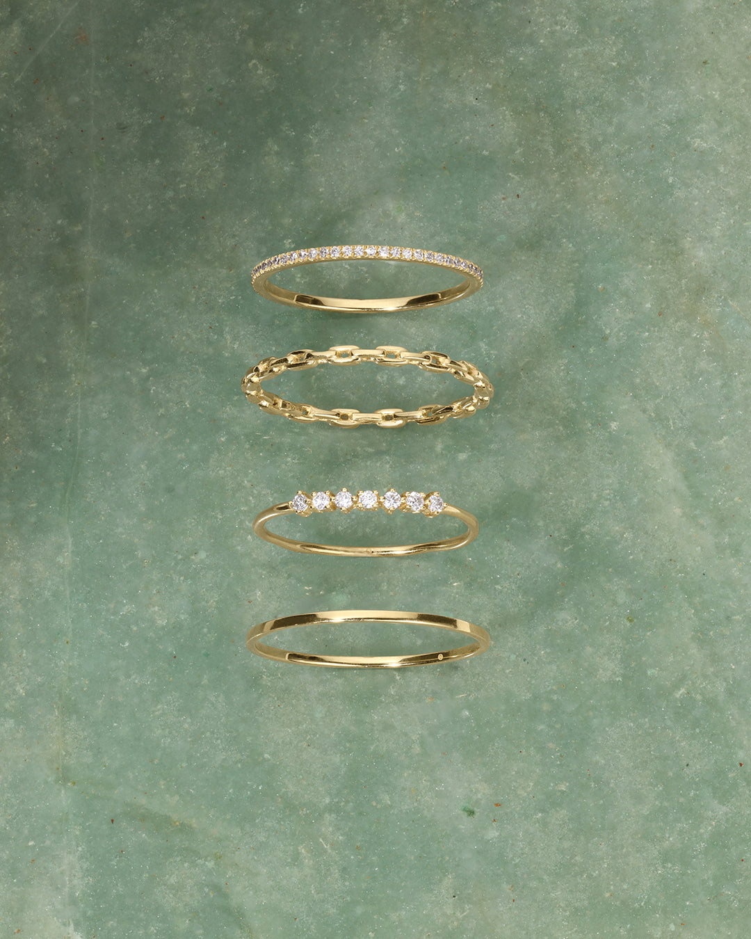 Avaline 14K Gold Parker Ring