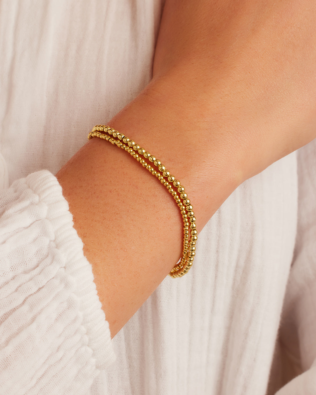 Avaline Poppy Gold Bracelet Set