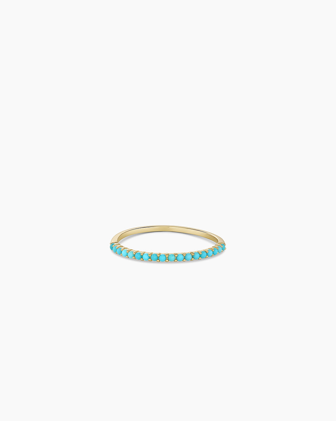 Avaline 14K Gold Turquoise Row Ring