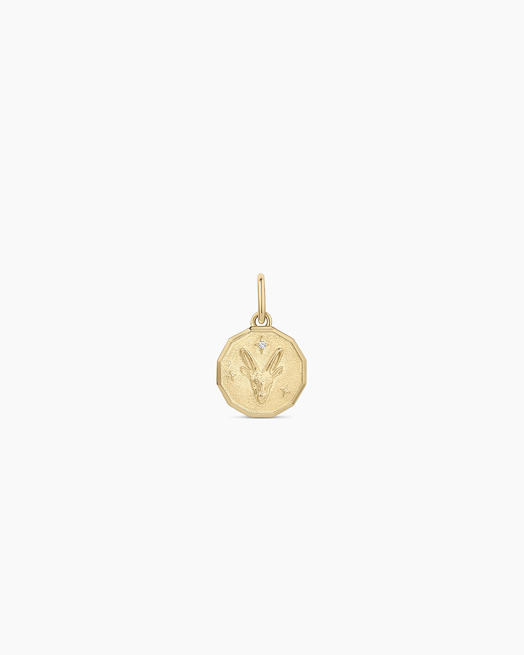 Avaline 14K Diamond Zodiac Coin Charm