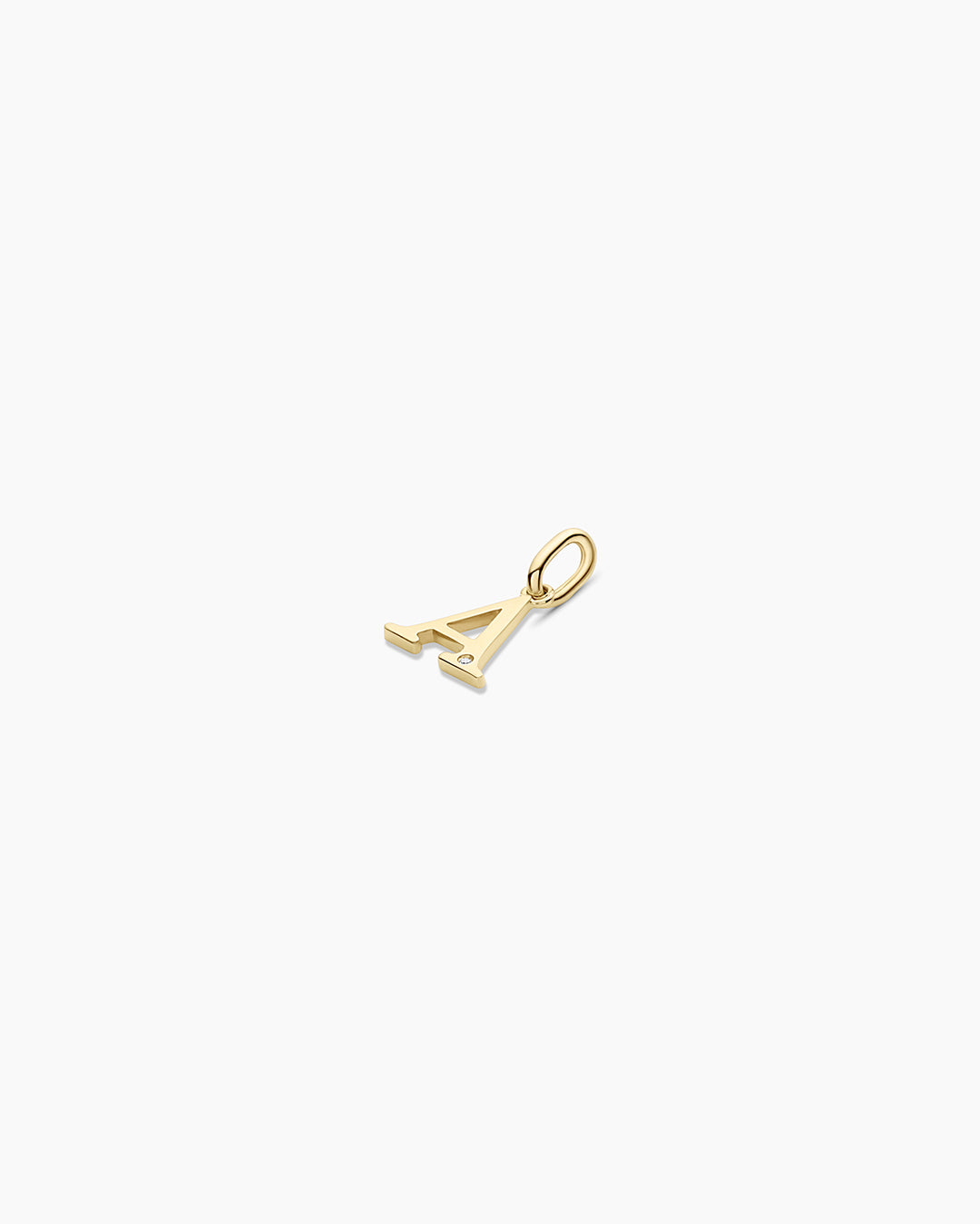 Avaline 14K Diamond Vintage Alphabet Charm