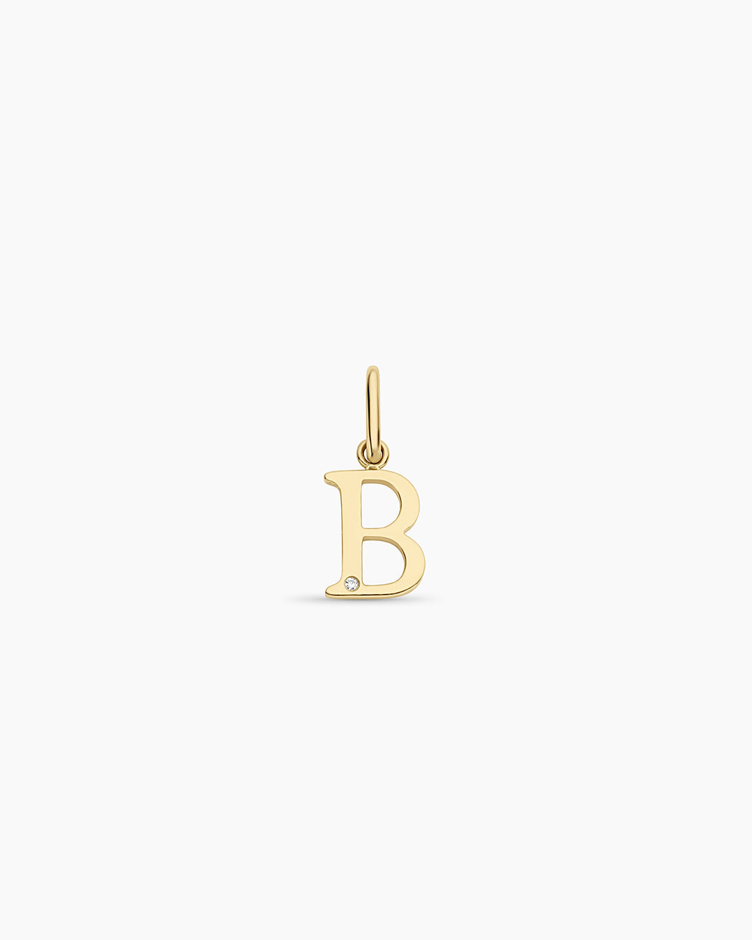 Avaline 14K Diamond Vintage Alphabet Charm