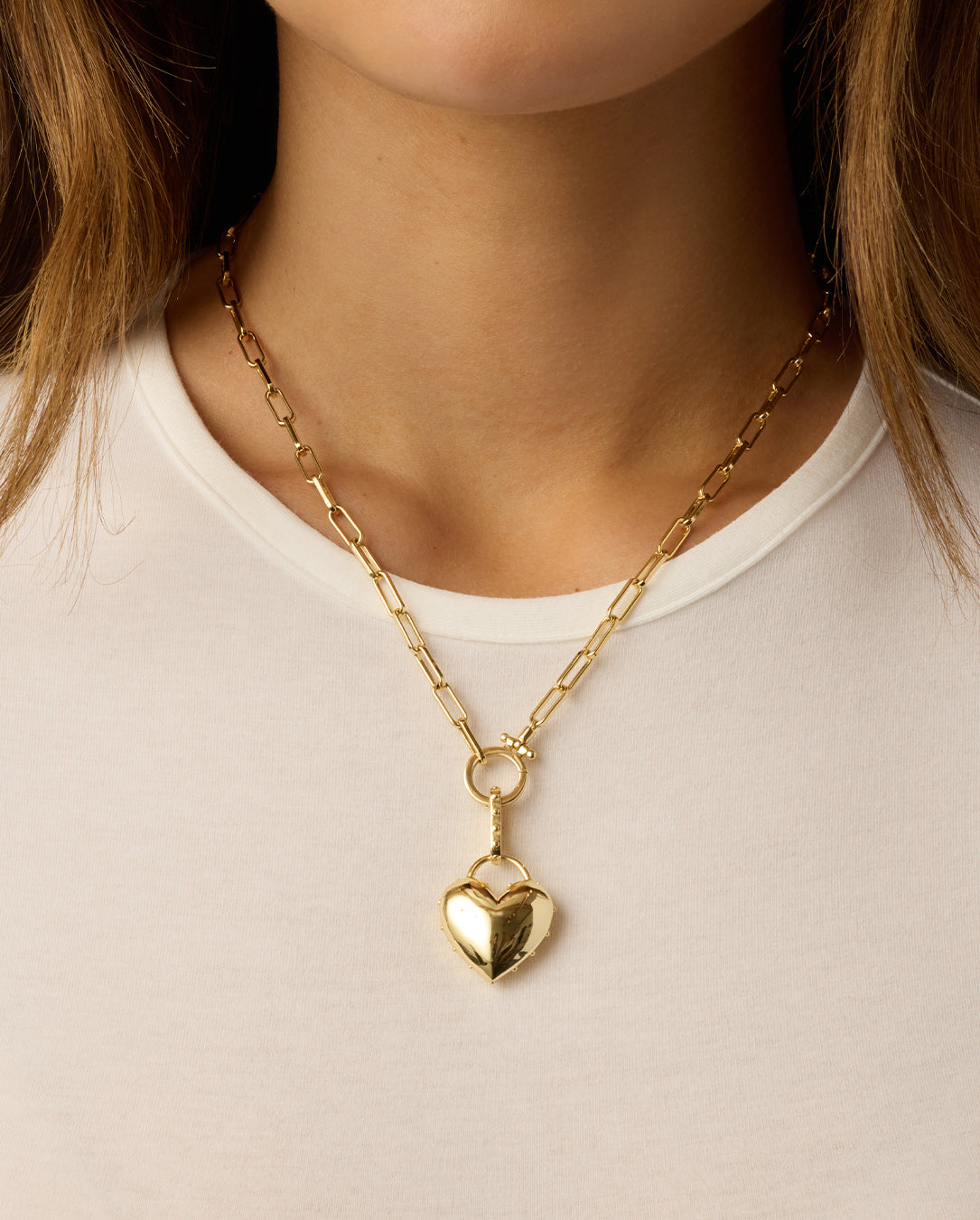 Avaline Heart Statement Charm