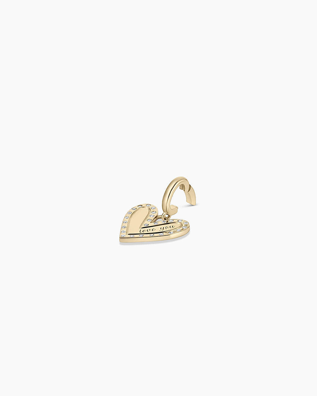 Avaline 14K Diamond Adore Love Charm
