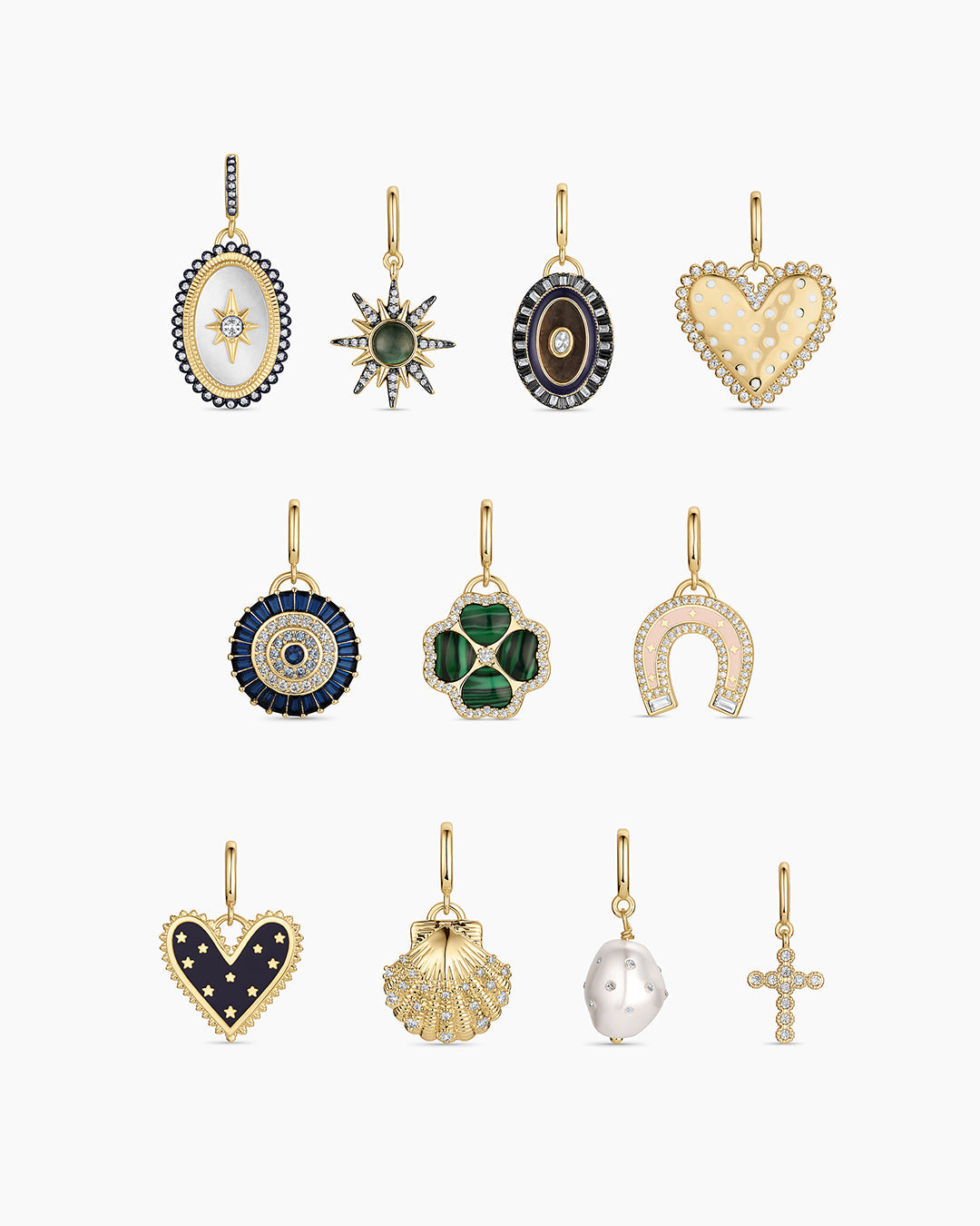 Avaline Shimmer Cross Parker Charm
