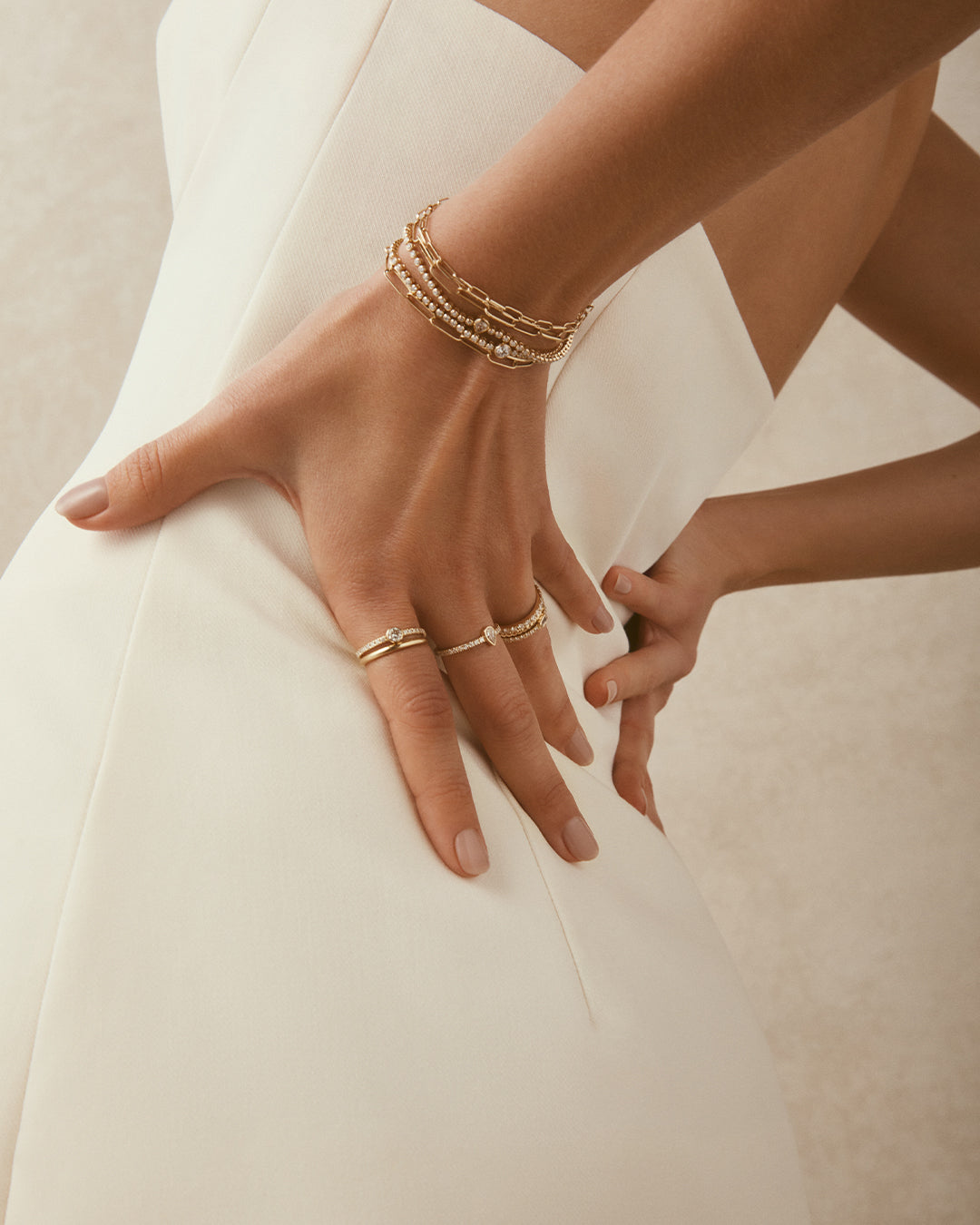 Avaline 14K Lab Grown Diamond Circle Eternity Ring