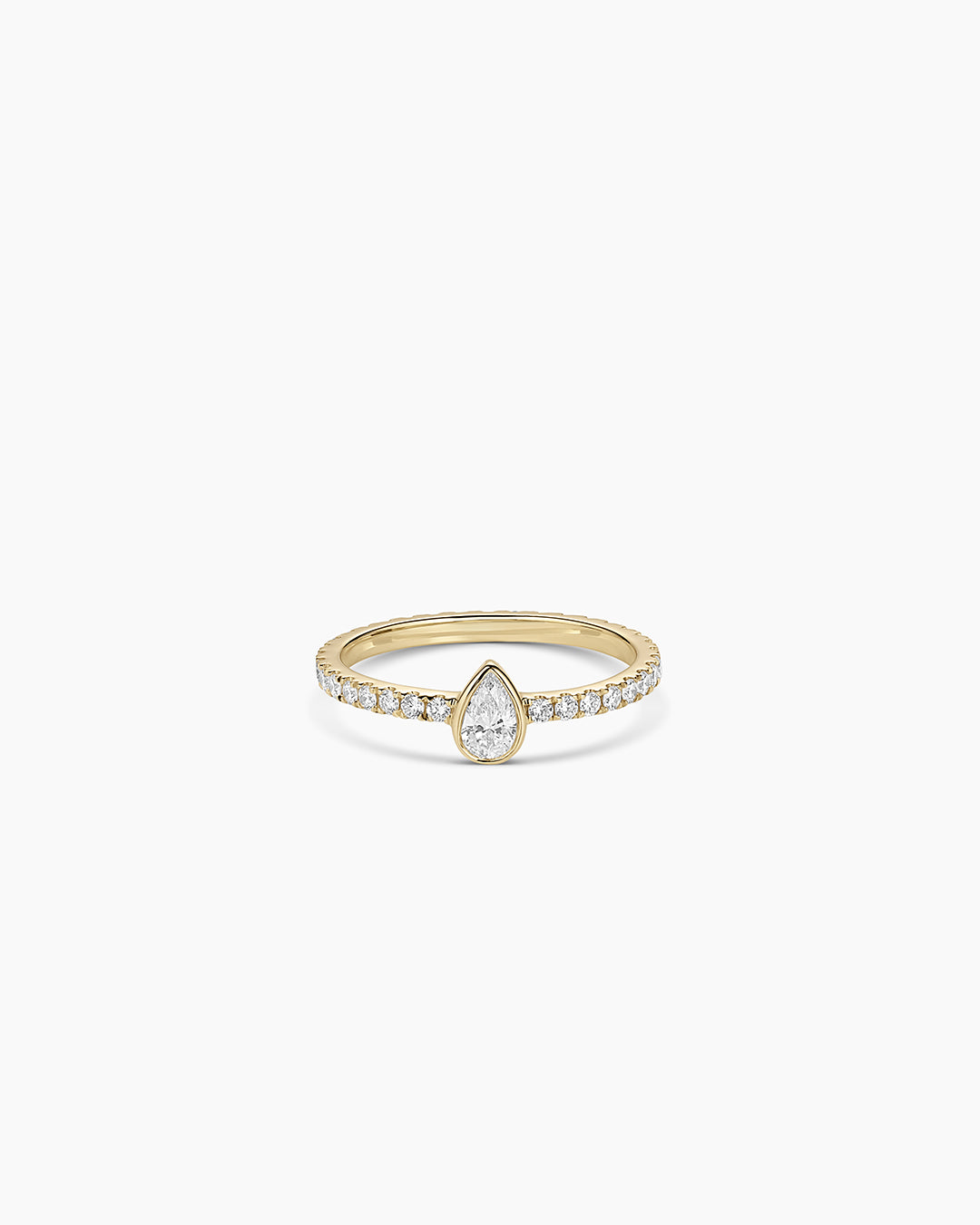 Avaline 14K Lab Grown Diamond Pear Eternity Ring