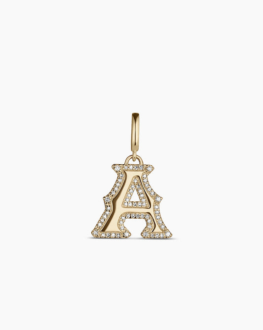 Avaline 14K Diamond Era Alphabet Charm