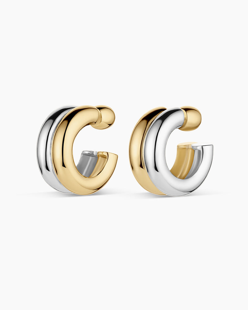 Avaline Lou Mixed Stacked Hoops