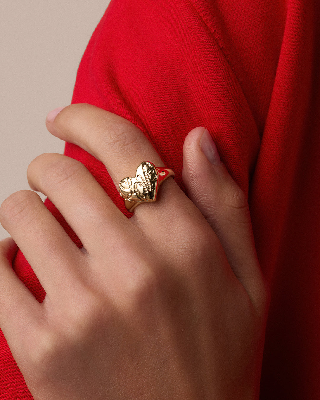 Avaline Love Locket Ring