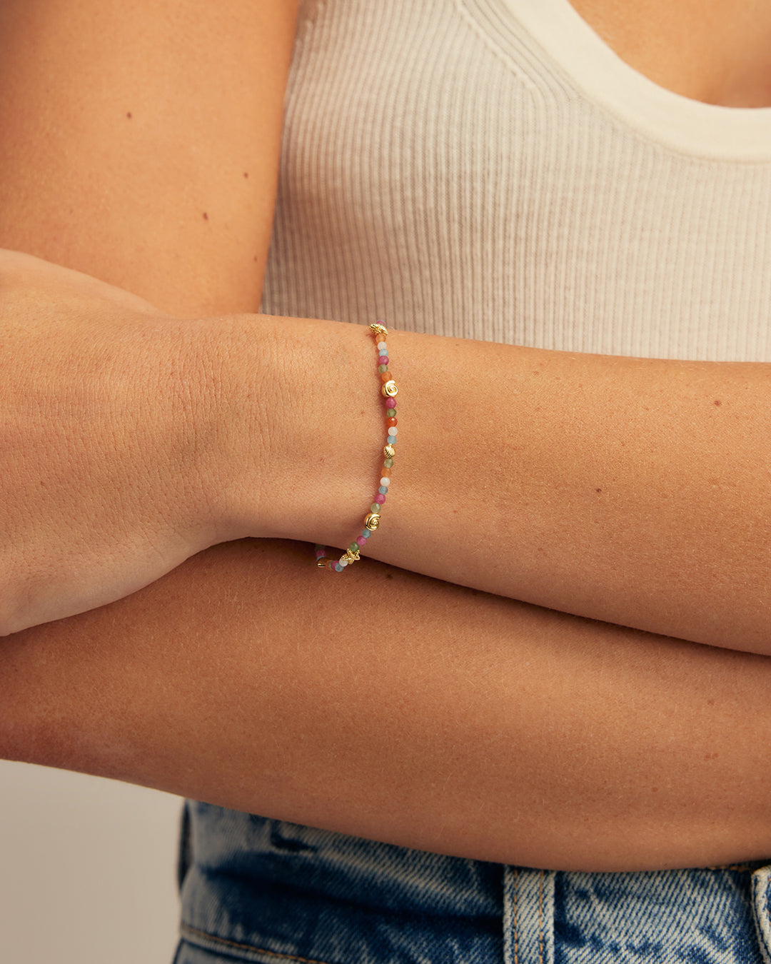 Avaline Reef Beach Mini Charm Bracelet