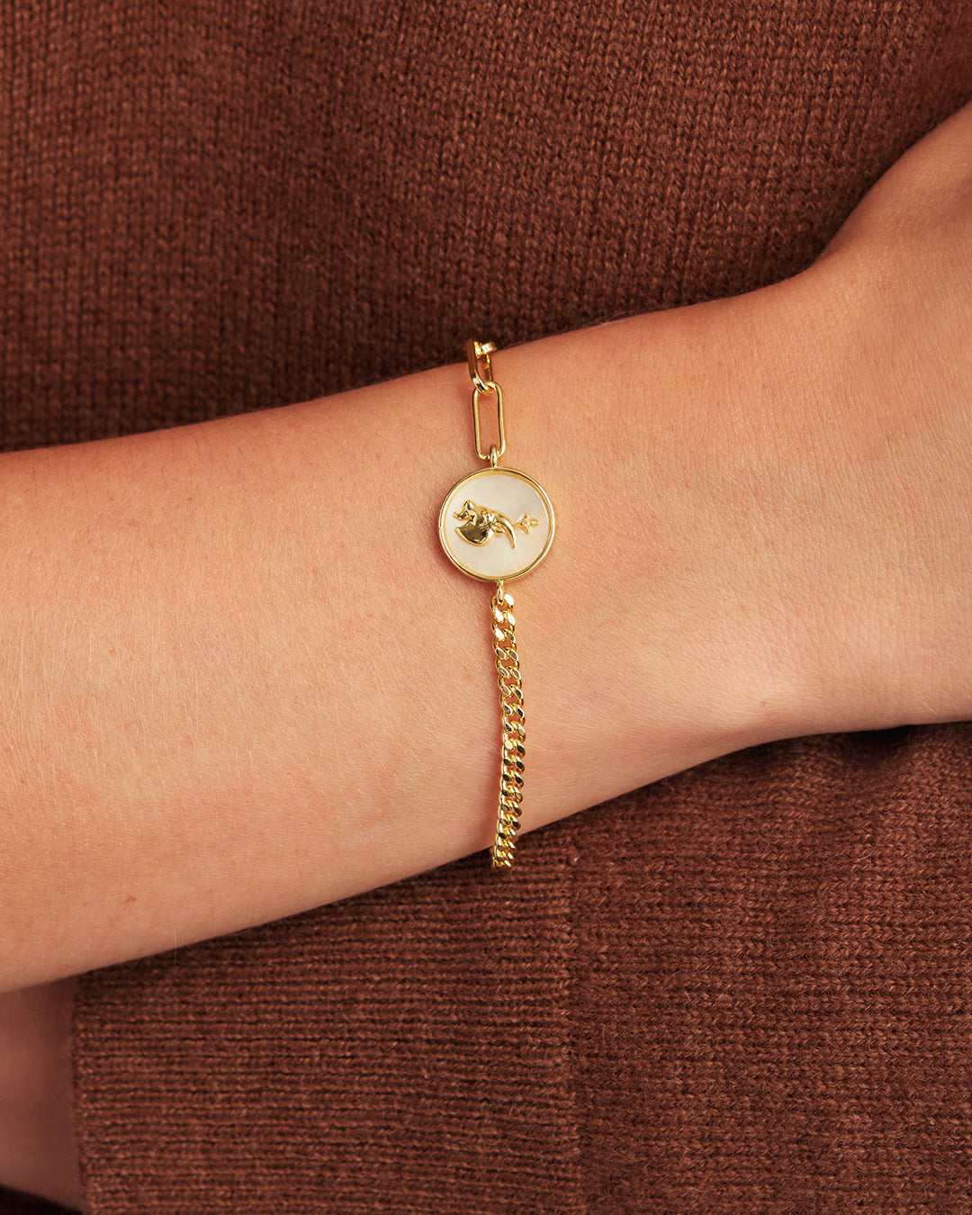 Avaline Vintage Zodiac Bracelet