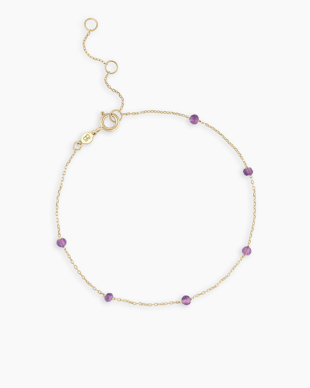 Avaline 14K Gold Newport Birthstone Bracelet