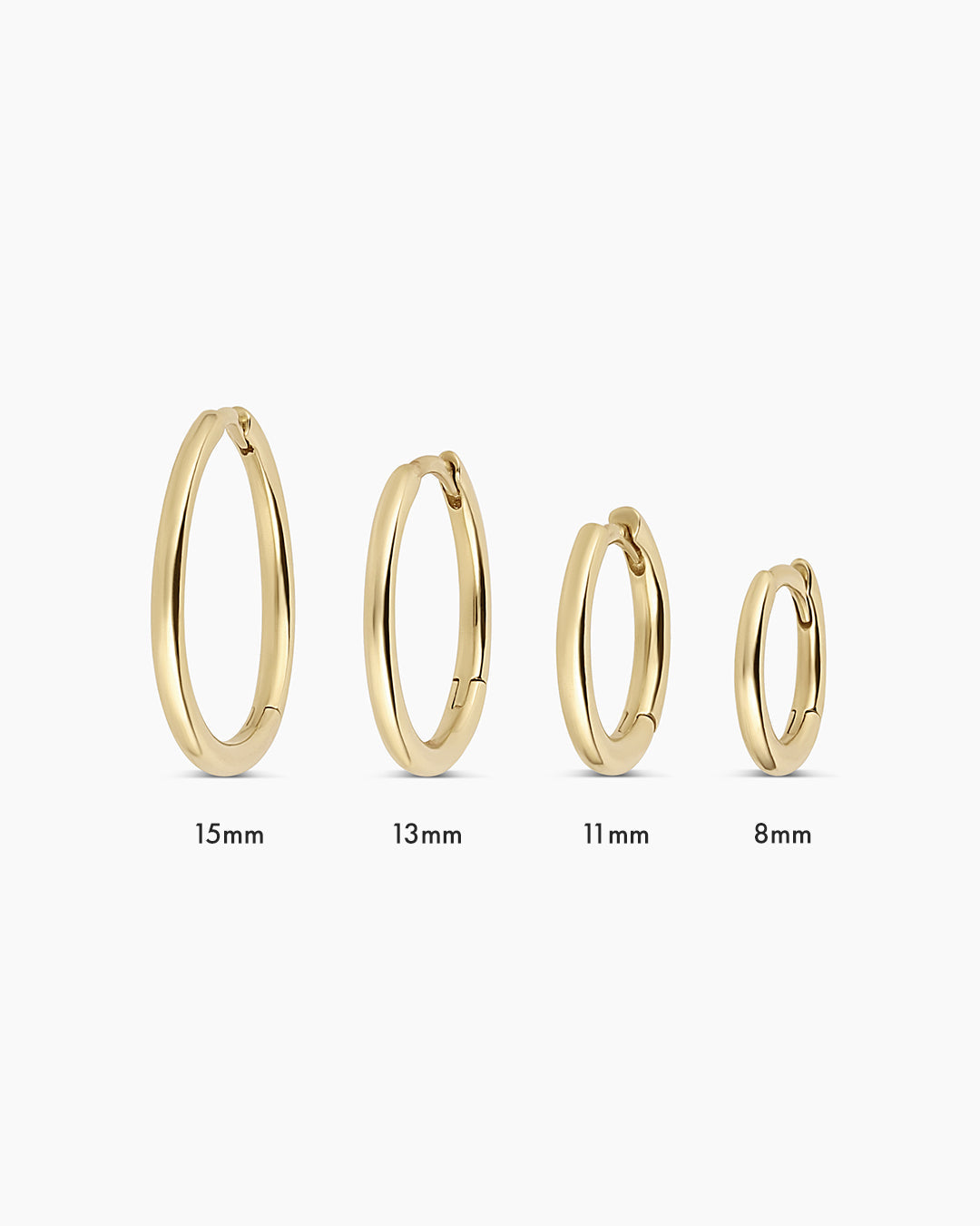 Avaline 14K Gold Classic Huggies